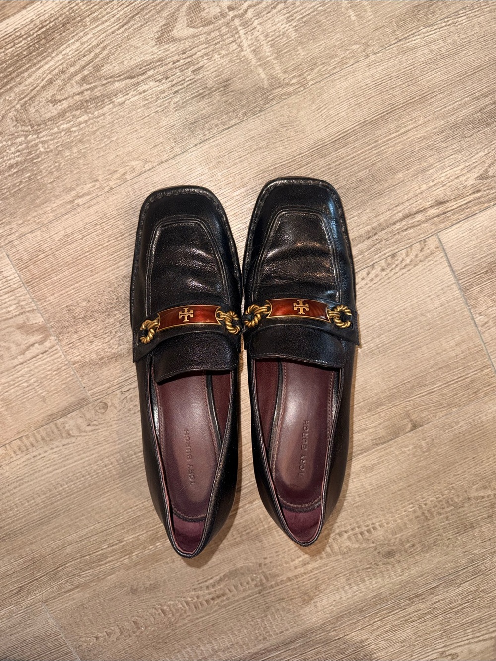 Tory Burch vintage square toe loafer